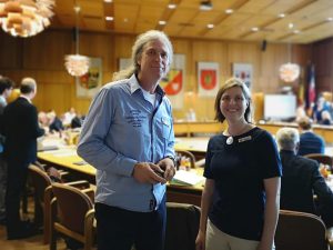  Dr. Susanne Kirchhof und Dr. Reinhard Jentzsch im Kreistag